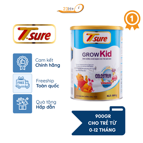 Sữa Bột T.sure Grow Kid 900gr