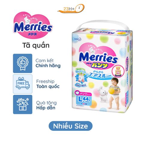 Tã Quần Merries Size XXL 26+2 (15-28kg)