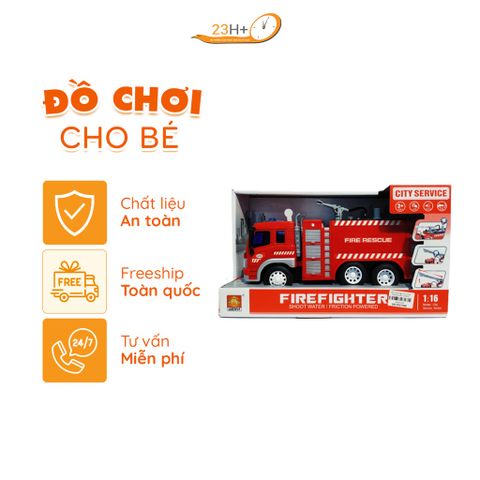 Đồ Chơi Xe Cứu Hỏa Phun Nước Cho Bé