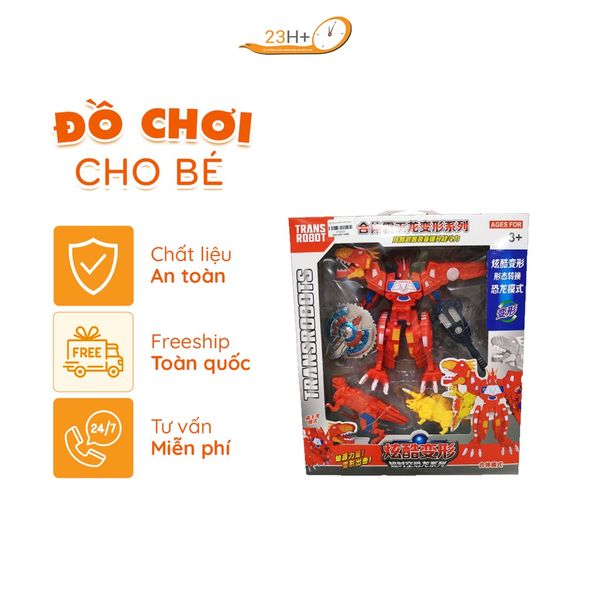 Đồ Chơi Mô Hình Siêu Nhân Biến Hóa Thành Khủng Long