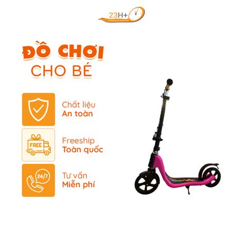 XE TRƯỢT SCOOTER CHO BÉ ( Màu Hồng )