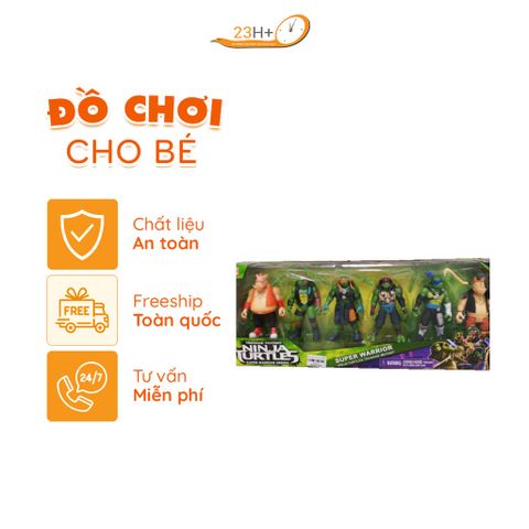 Đồ Chơi Mô Hình Bộ 6 Ninja Rùa Cho Bé Yêu