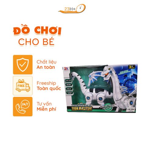 Đồ Chơi Khủng Long Chạy Bằng Pin Có Đèn Có Nhạc