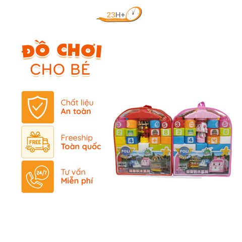 Đồ Chơi Xếp Lego Hình Poli Cho Bé