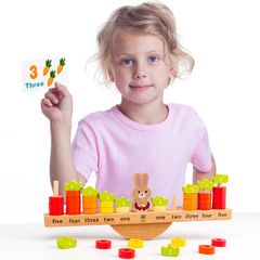 BỘ HỌC TOÁN CON THỎ THEO PP MONTESSORI