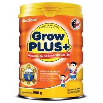 Sữa Bột Nuti Growplus Cam 900g