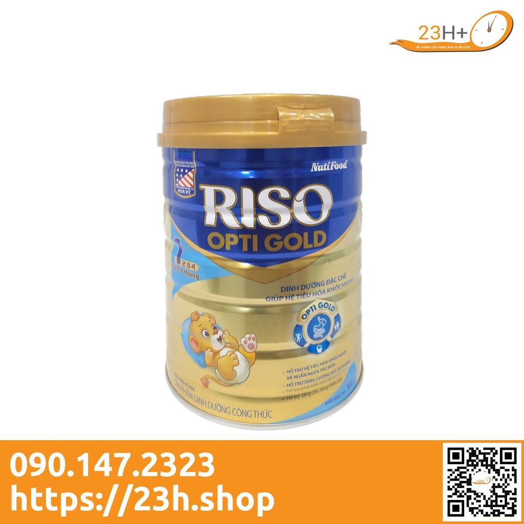 Sữa Bột Nuti Riso Opti Gold 1 900g