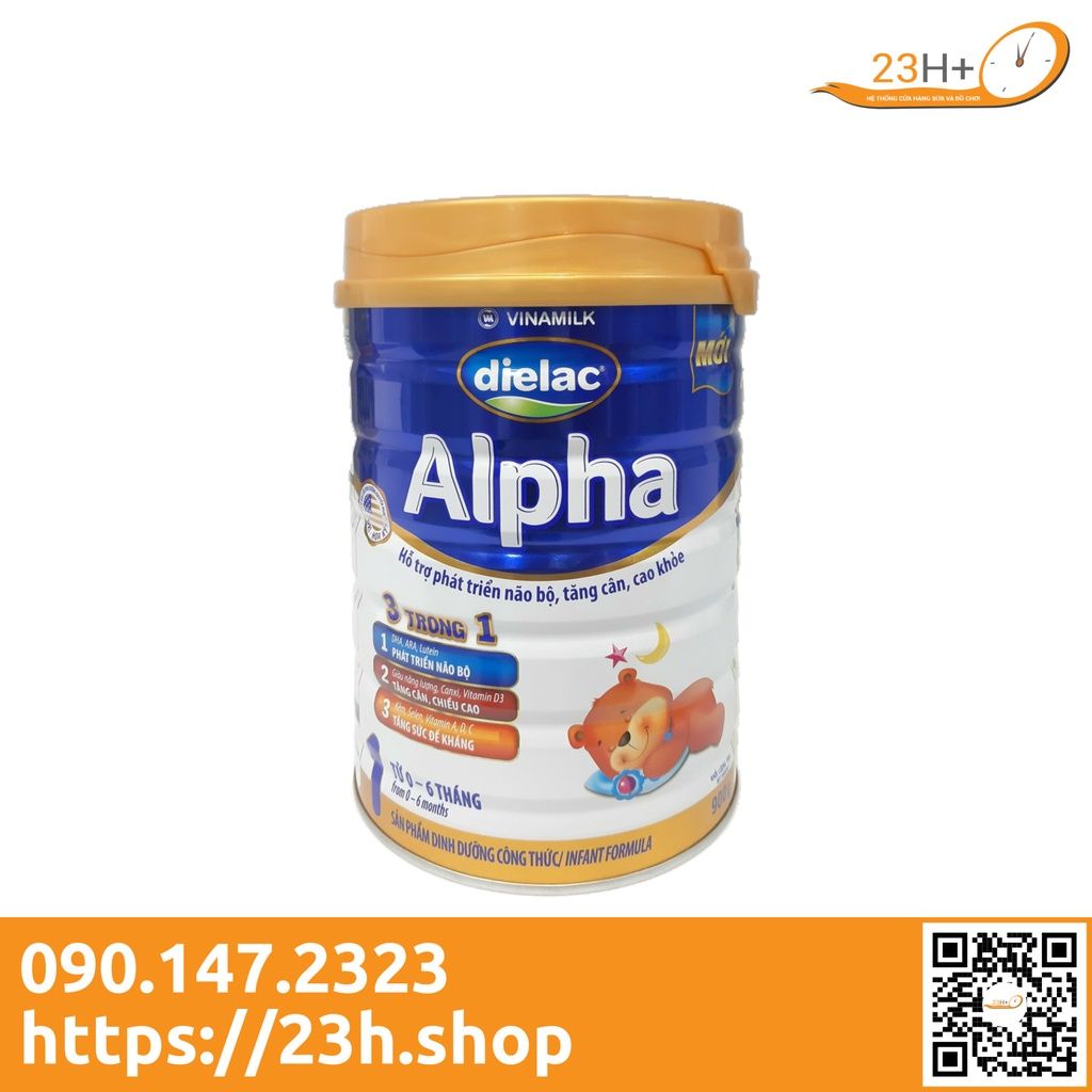 Sữa Bột Dielac Alpha 1 900g