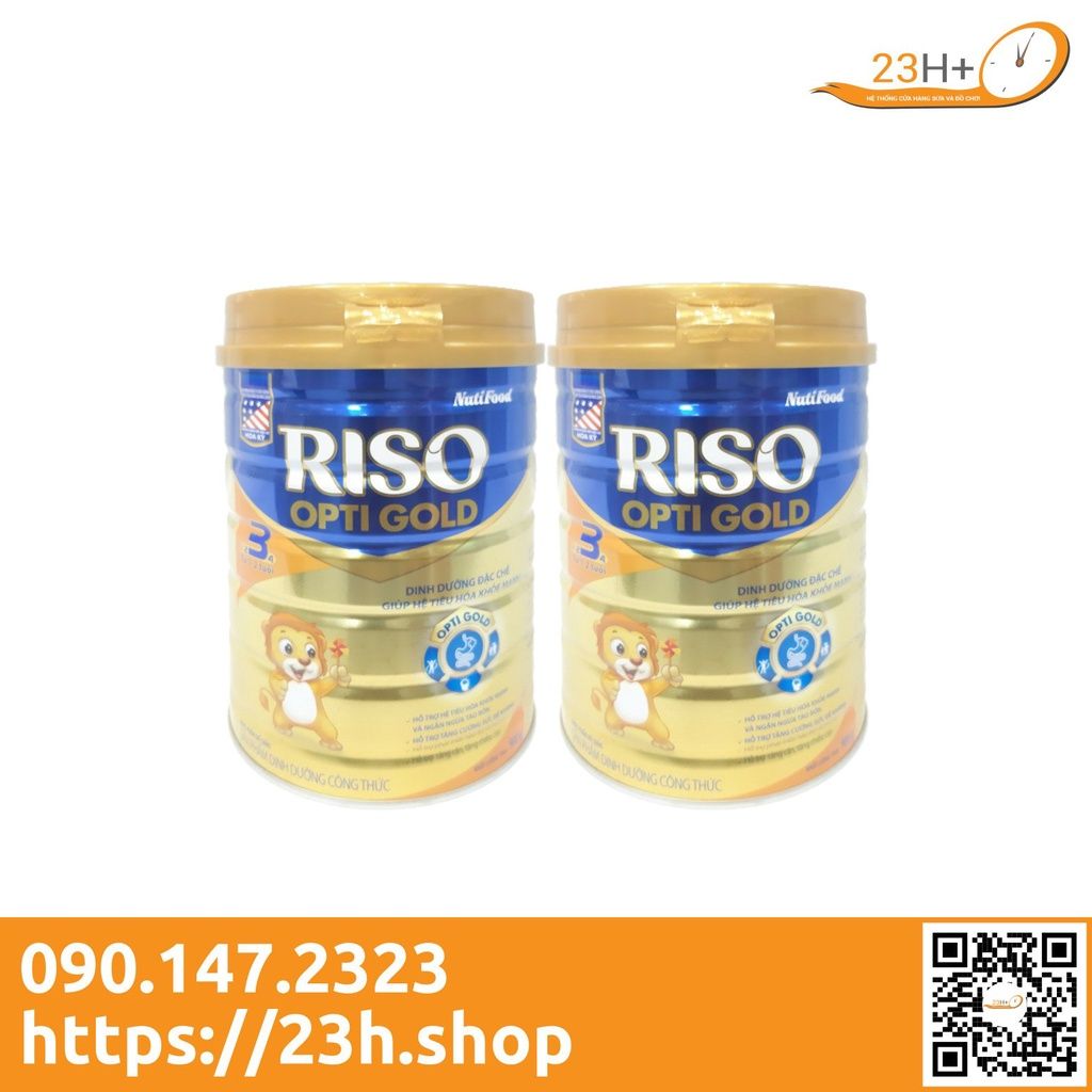 Sữa Bột Nuti Riso Opti Gold 3 900g