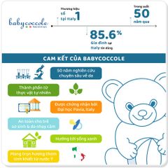 Sữa tắm gội cho bé Babycoccole 0M+ an toàn cho trẻ sơ sinh & em bé chiết xuất hoa sen 30ml