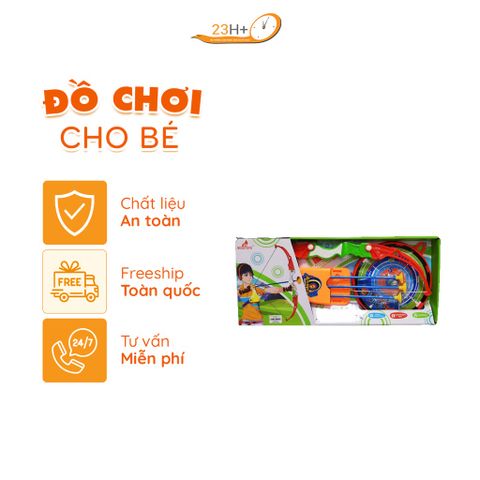 Bộ Đồ Chơi Bắn Cung Bằng Nhựa Cho Bé