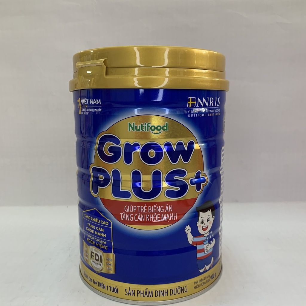 Sữa Bột Nuti Growplus Xanh 900g (mẫu mới)