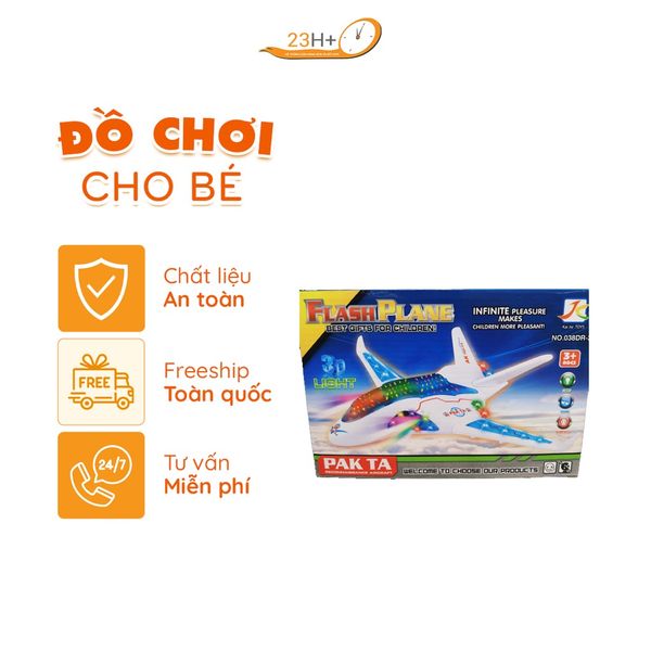 Bộ Đồ Chơi Lắp Ráp Máy Bay Có Ánh Sáng Cho Bé