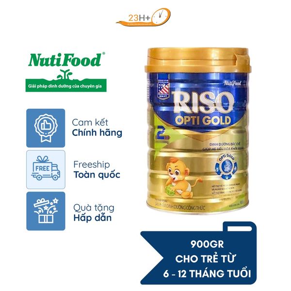 Sữa Bột Nuti Riso Opti Gold 2 900g