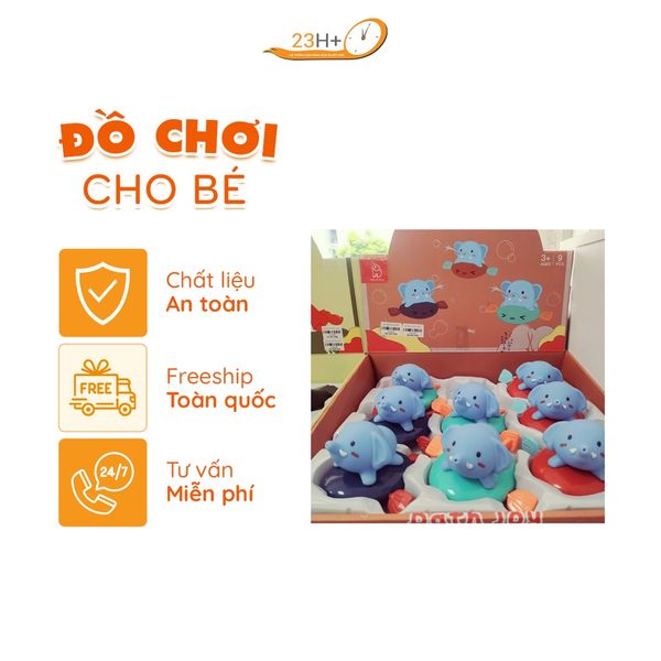 Đồ Chơi Nhà Tắm Cá Chở Voi Phun Nước Cho Bé