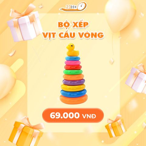 BỘ XẾP VỊT CẦU VÒNG ( 3 Bịch )