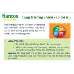 Sữa Bột Santos Grow IQ 900g