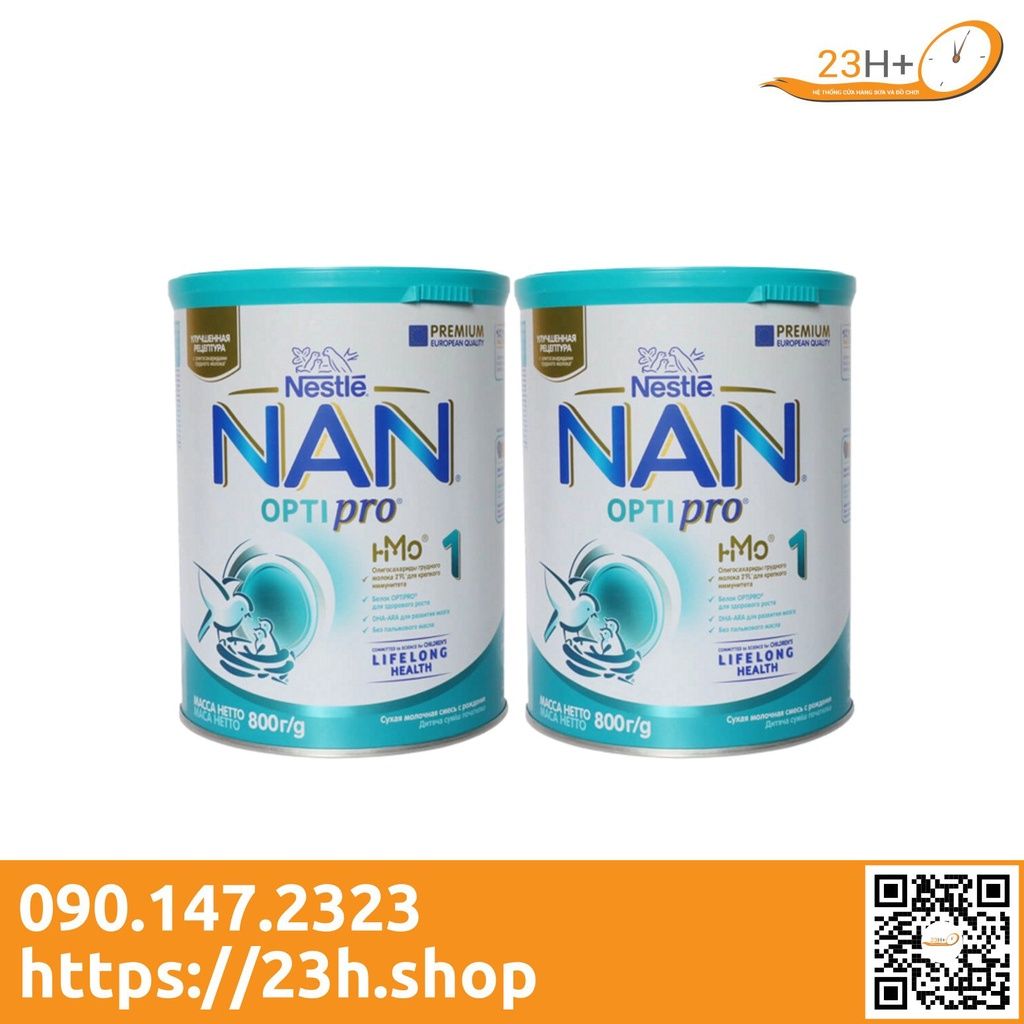 Sữa Bột Nan Nhập Khẩu Nga 1 800g Mới