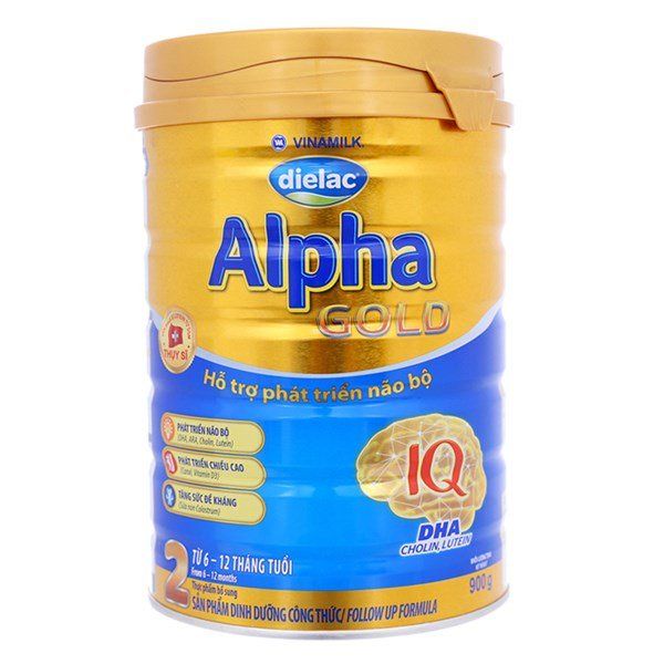 Sữa Bột Dielac Alpha IQ Gold 2 900g