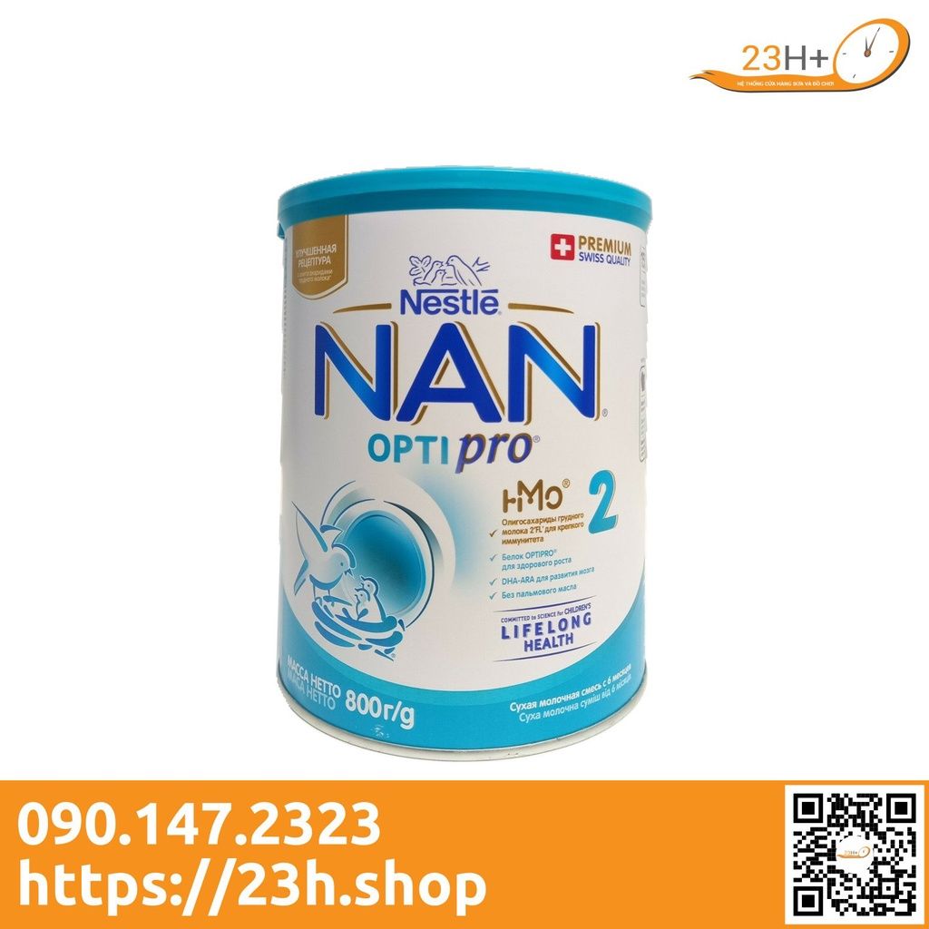 Sữa Bột Nan Nhập Khẩu Nga 2 800g Mới