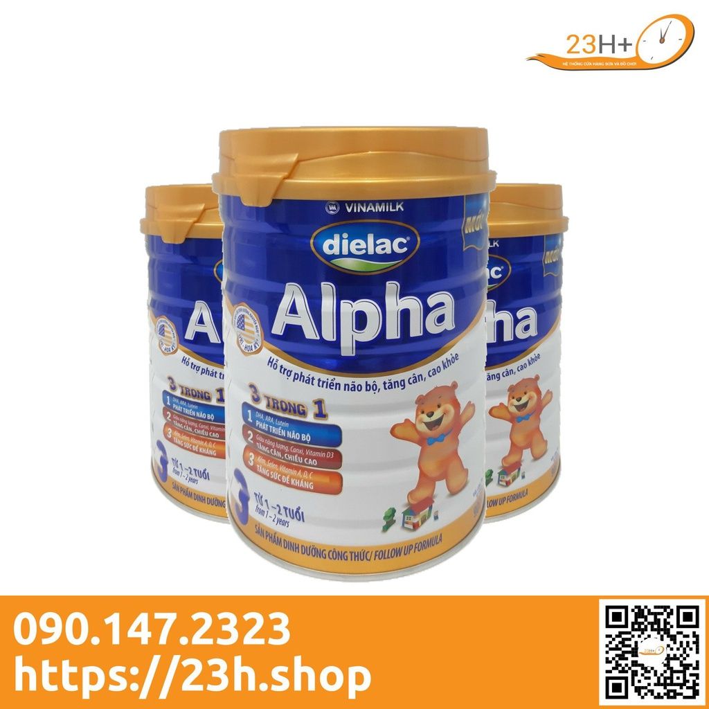 Sữa Bột Dielac Alpha 3 900g