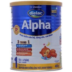 Sữa Bột Dielac Alpha 1 400g