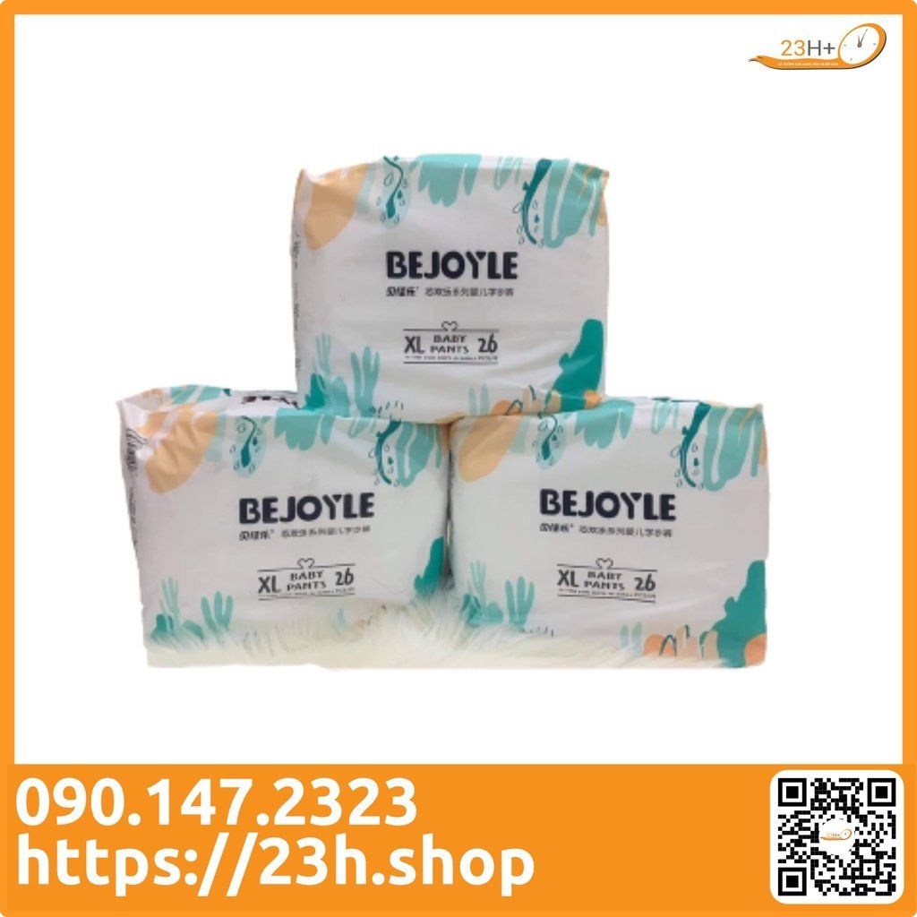 Bỉm TÃ Dán Cho Bé Bejoyle 23h.shop Size M32 Thiết Kế 2 Lớp Chống Tràn Siêu Mỏng Thấm Hút Tốt