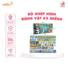 BỘ GHÉP HÌNH ĐỘNG VẬT 65 MIẾNG