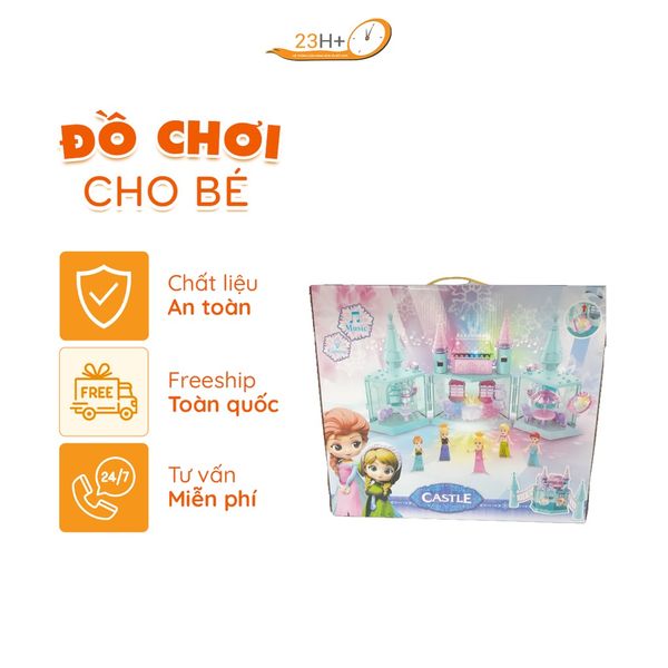 Đồ Chơi Lâu Đài Công Chúa Băng Giá Cho Bé Gái