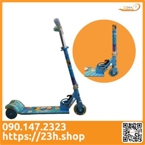 XE TRƯỢT SCOOTER CHO BÉ CÓ CHUÔNG ( XANH )