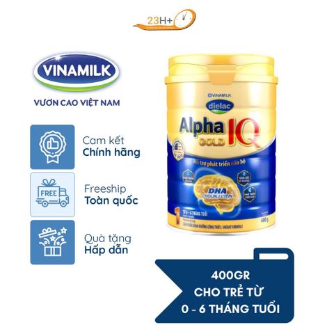 Sữa Bột Dielac Alpha IQ Gold 1 400g