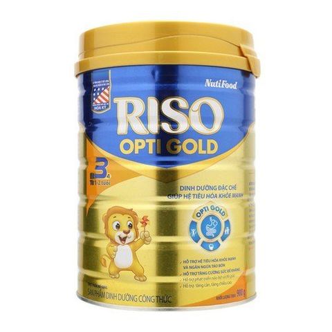 Sữa Bột Nuti Riso Opti Gold 3 900g