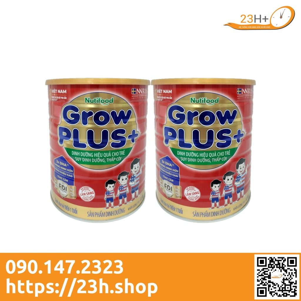 Sữa Bột Nuti Growplus Đỏ 1.5kg (Mới)