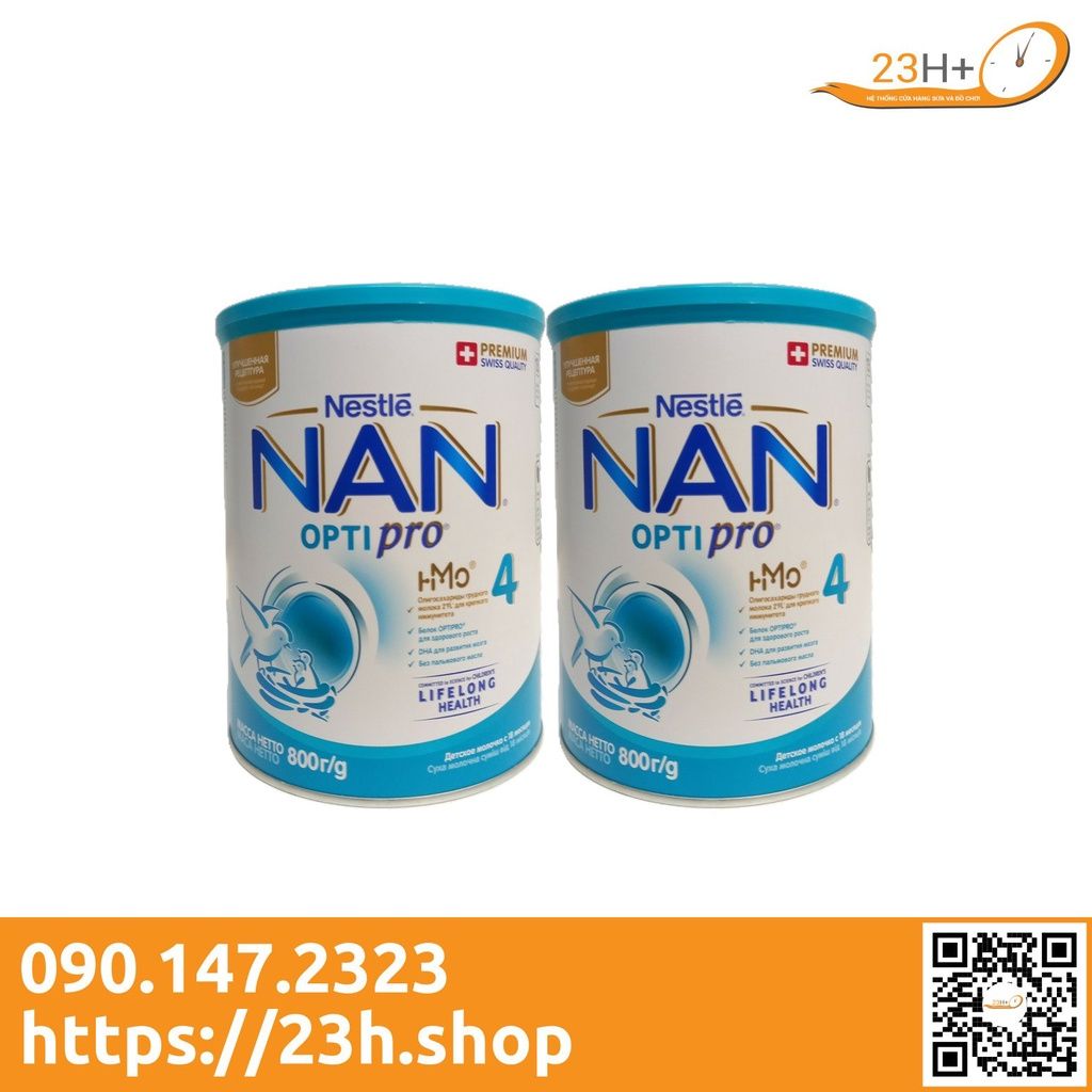 Sữa Bột Nan Nhập Khẩu Nga 4 (800g)