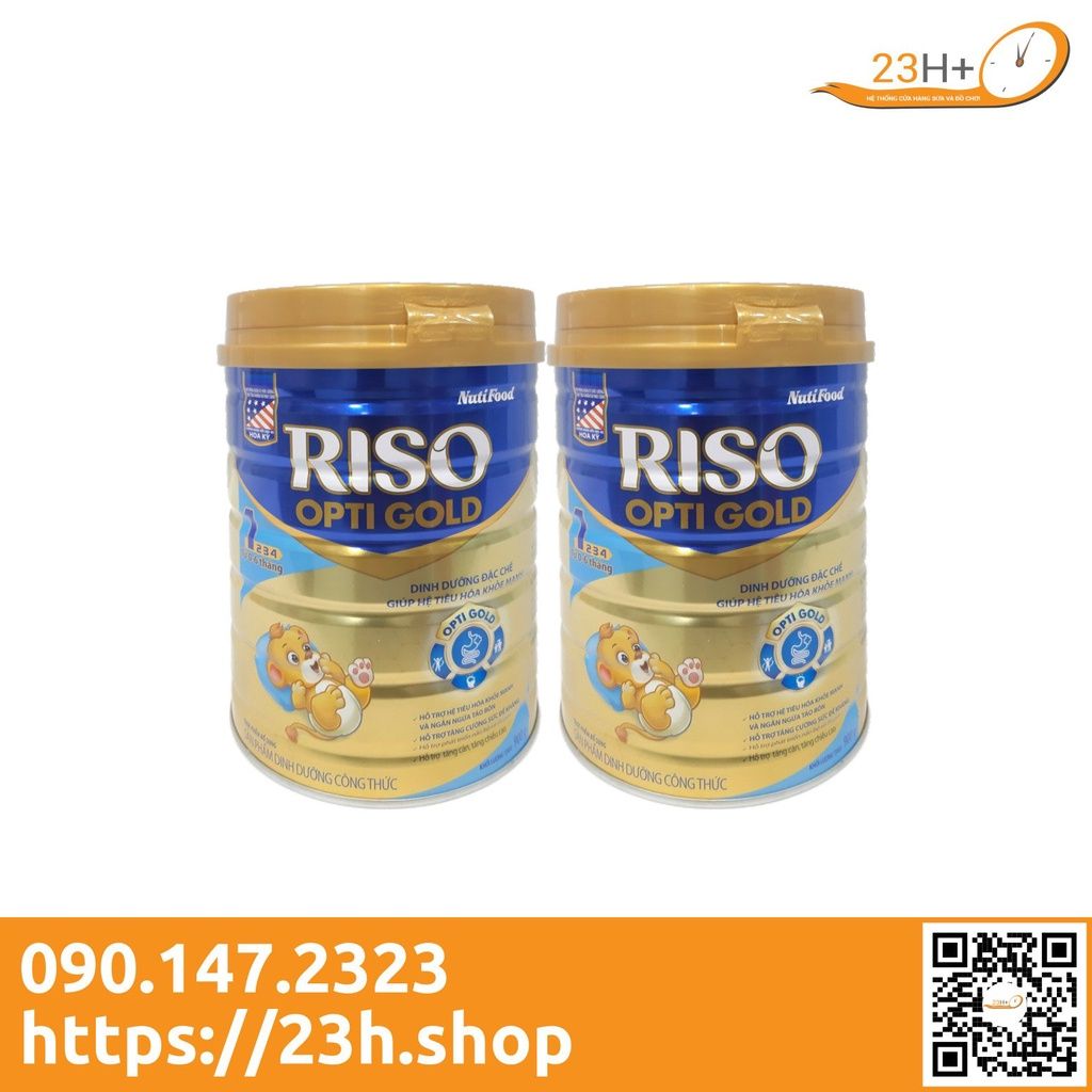 Sữa Bột Nuti Riso Opti Gold 1 900g