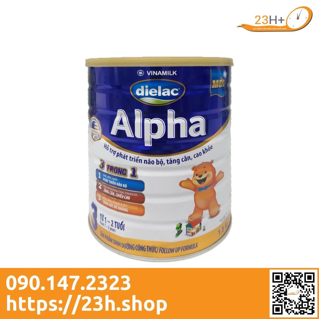 Sữa Bột Dielac Alpha 3 1,5kg