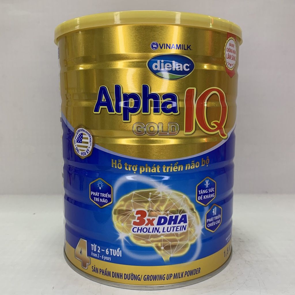 Sữa Bột Dielac Alpha IQ Gold 4 1.5kg