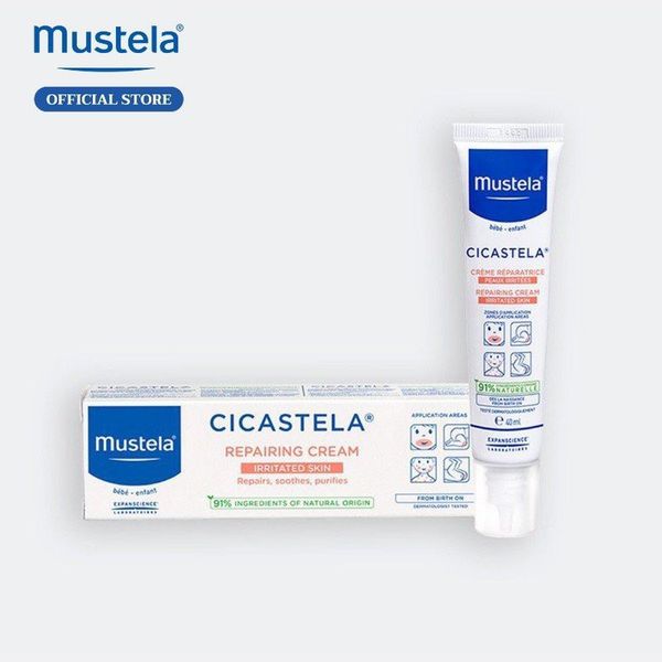 Kem dưỡng ẩm đa năng, tái tạo, phục hồi da cho bé Mustela Cicastela (40ml)