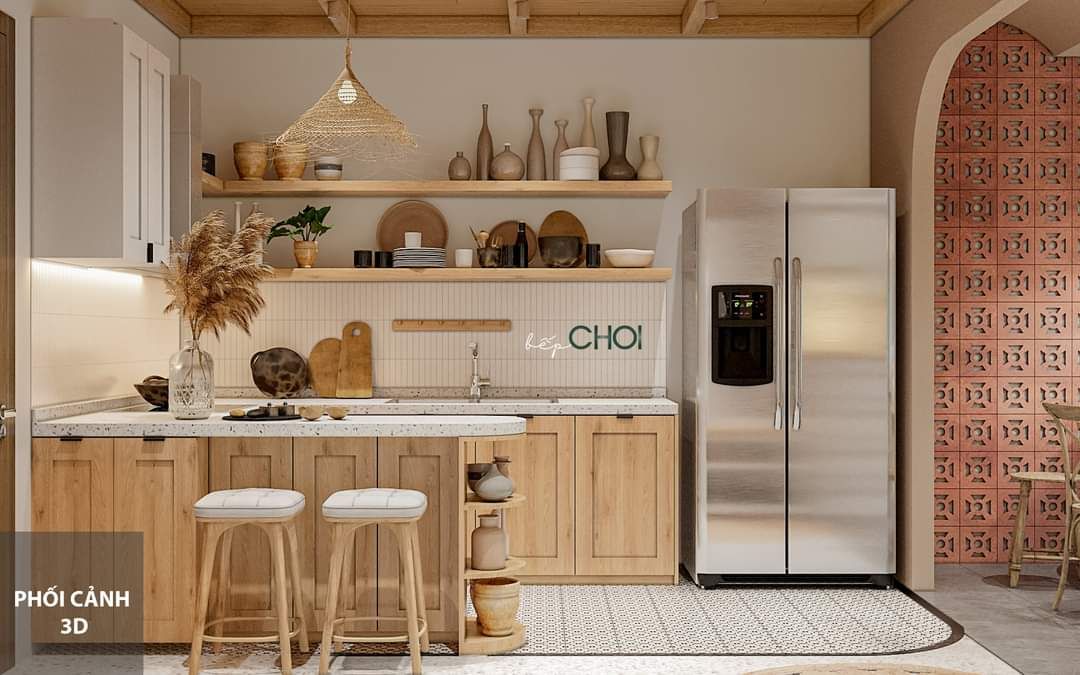 TỦ BẾP CHỮ U - ECONOMY