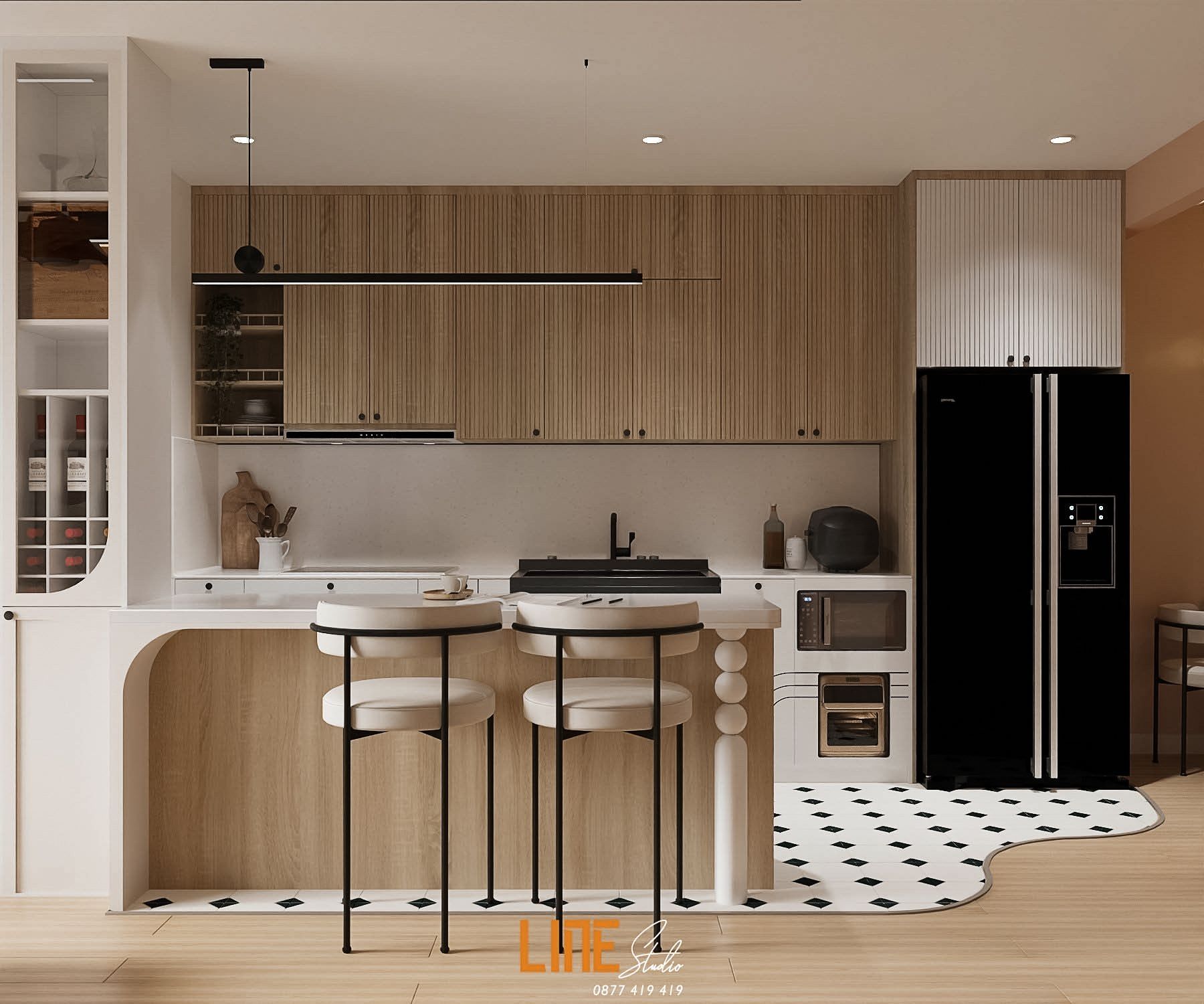 Tủ Bếp chữ I - STANDARD