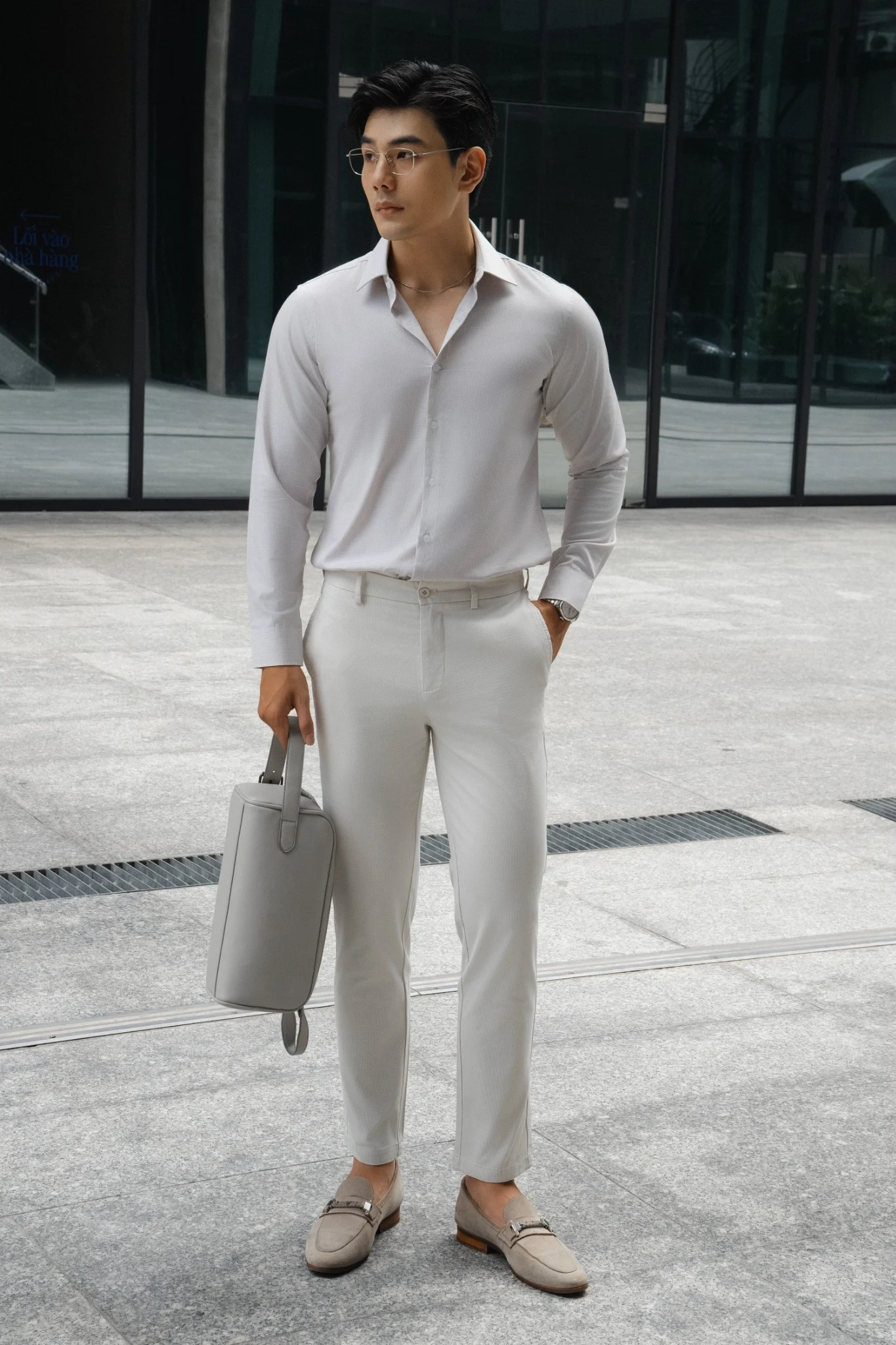 SOMI NAM 001P3-SLIM FIT XÁM