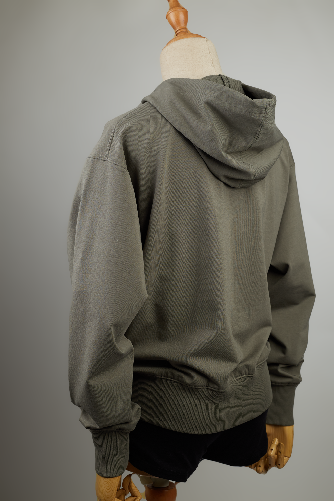 KHOÁC NỮ THUN 1826-LOOSE FIT RÊU