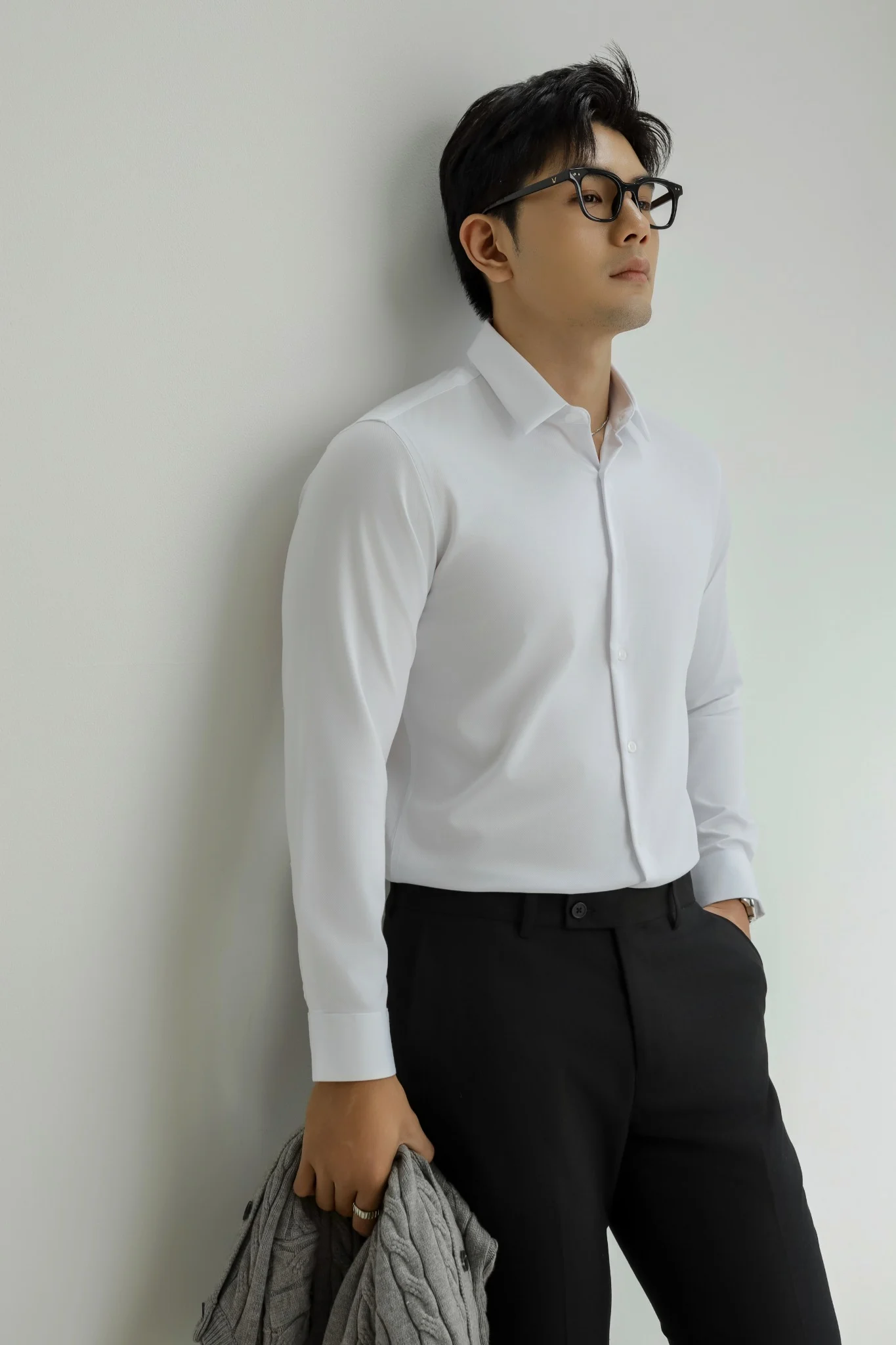 SOMI NAM 007-1-SLIM FIT TRẮNG