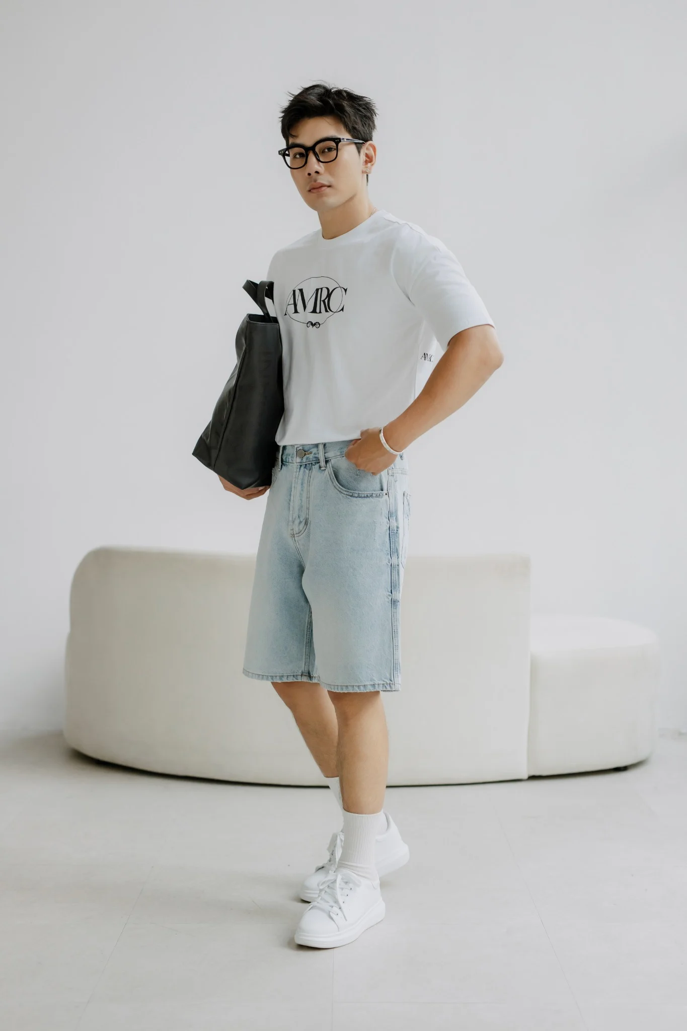 SHORT NAM JEAN BAGGY 2256-LOOSE FIT BIỂN