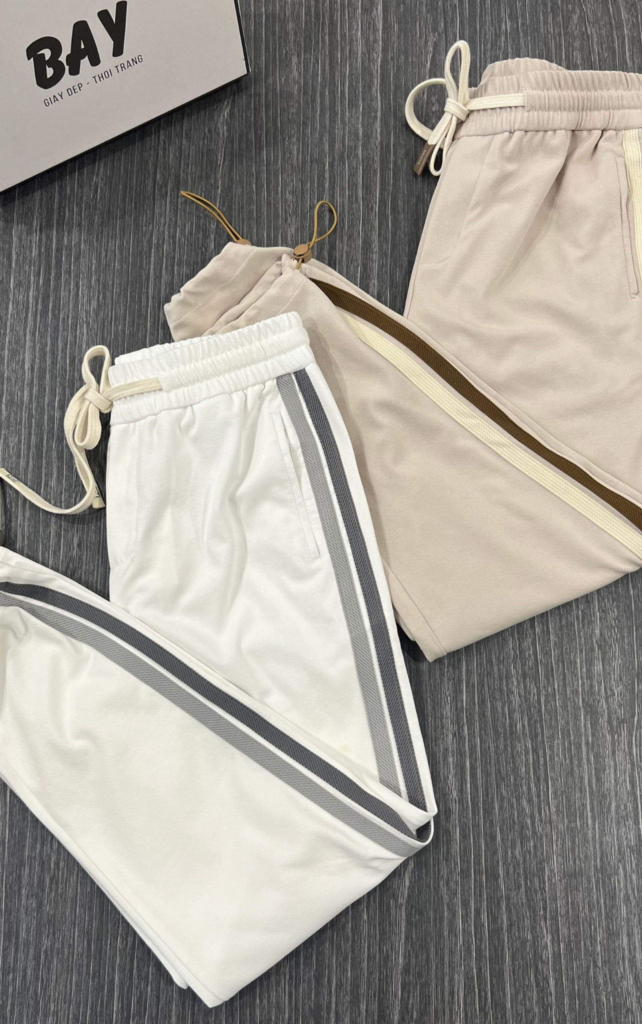 JOGGER M7012-THUN SỌC 2 BÊN