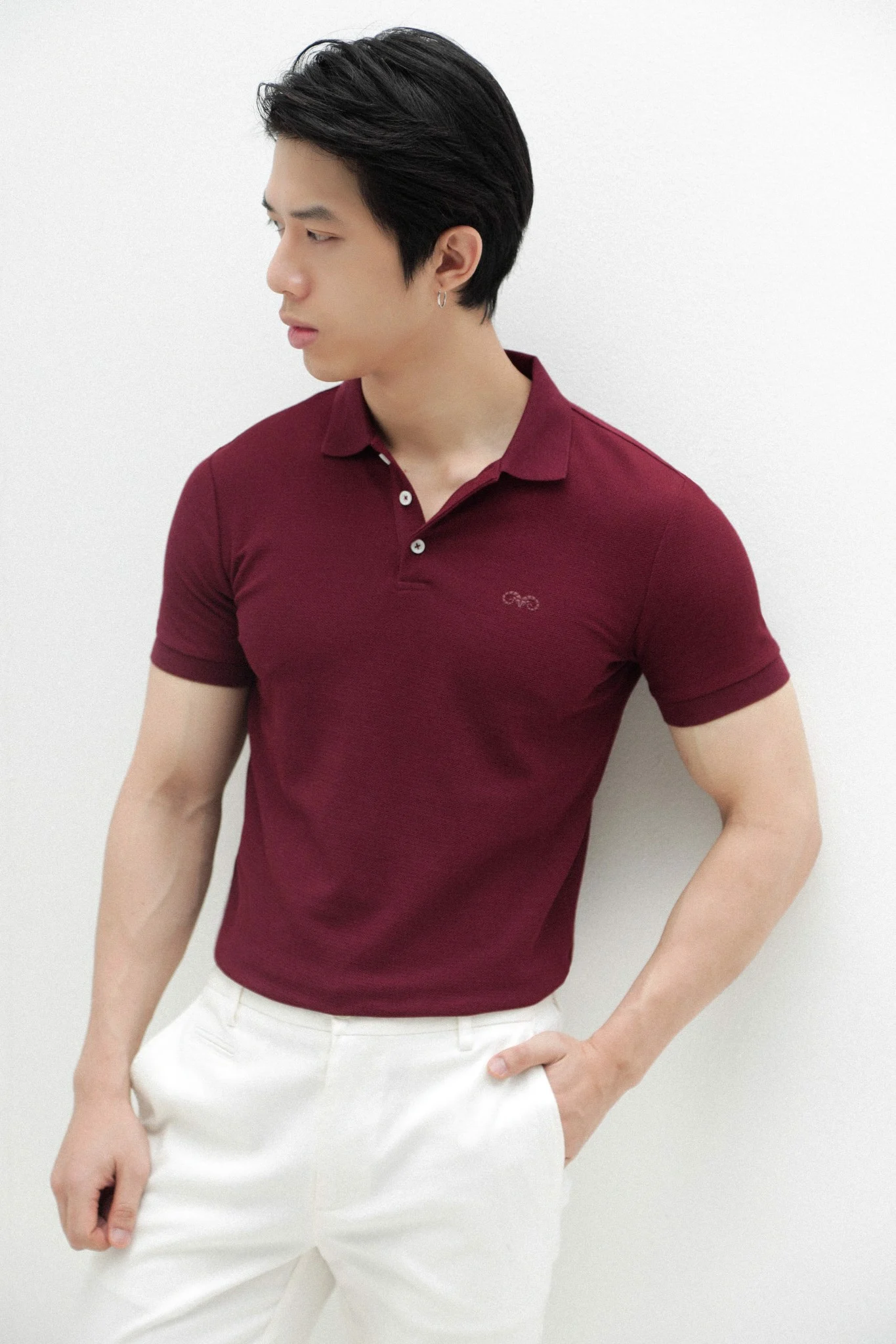 POLO NAM 3302-ĐỎ ĐÔ 81