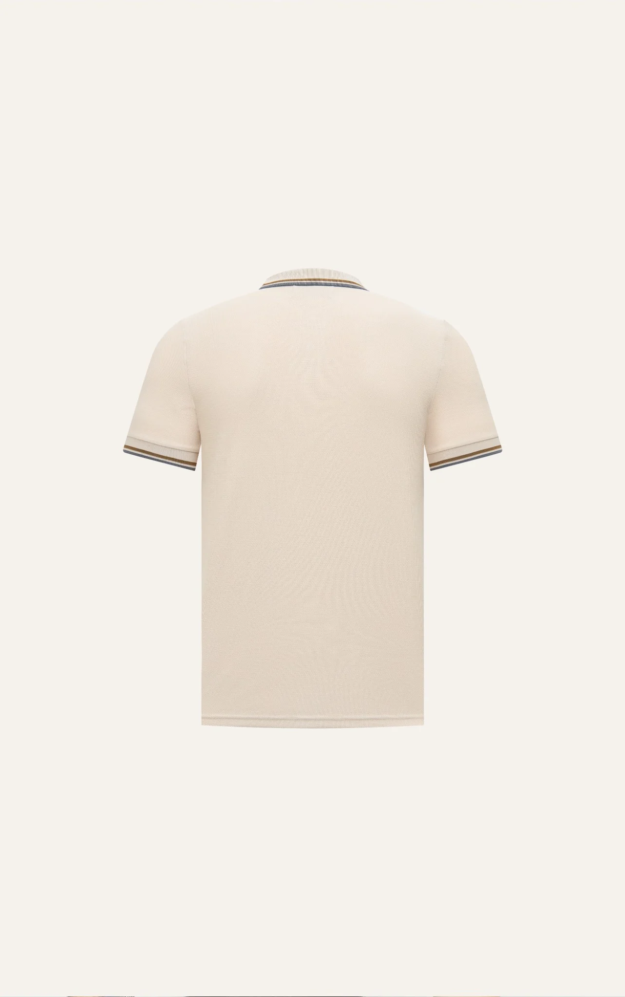 POLO NAM 6101-SLIM FIT KEM VIỀN NÂU