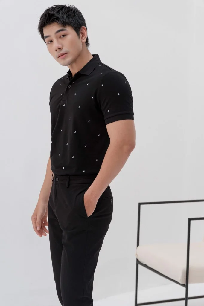 POLO NAM 8857-ĐEN