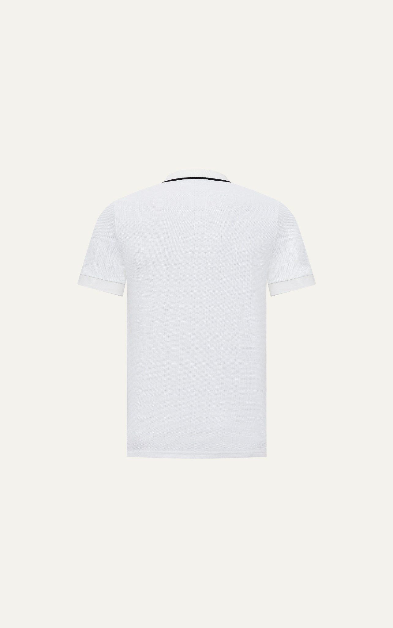 POLO NAM 8871-TRẮNG MẢN XÁM