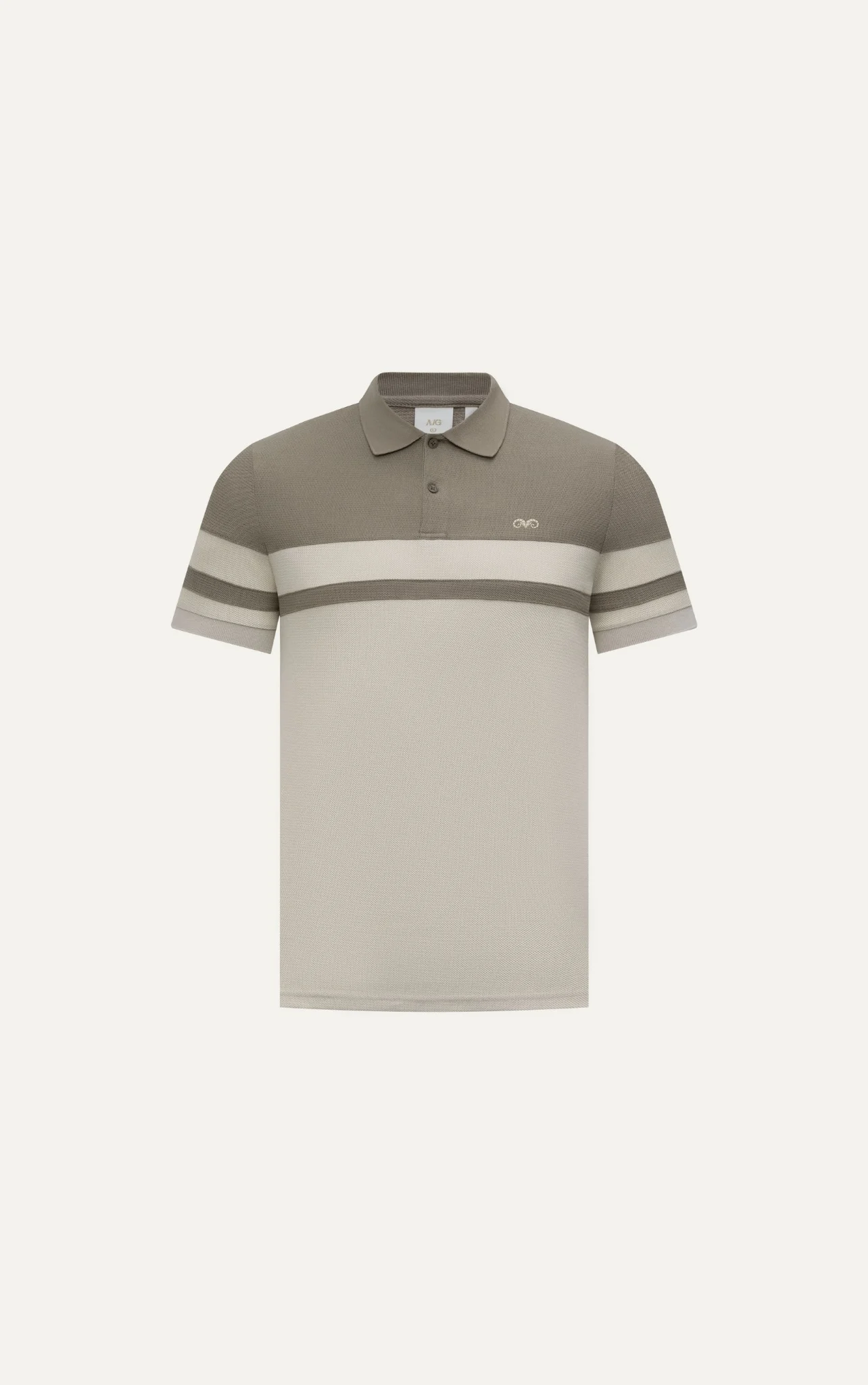 POLO NAM 8886-SLIM FIT KEM-CAFE